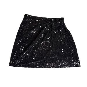 House of Harlow 1960 sequin wrap skirt